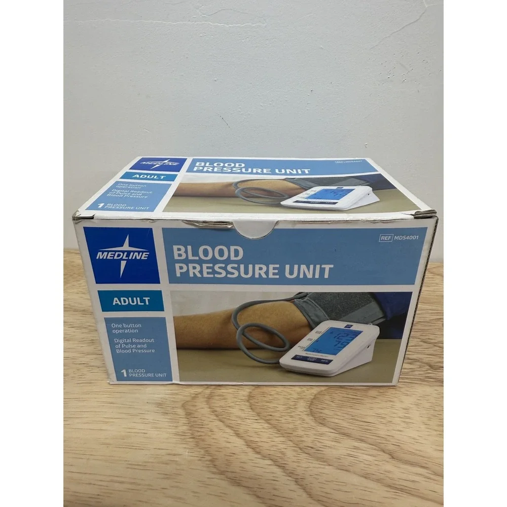 New‎ Medline Blood Pressure Unit Adult One Button Option MDS4001 #17